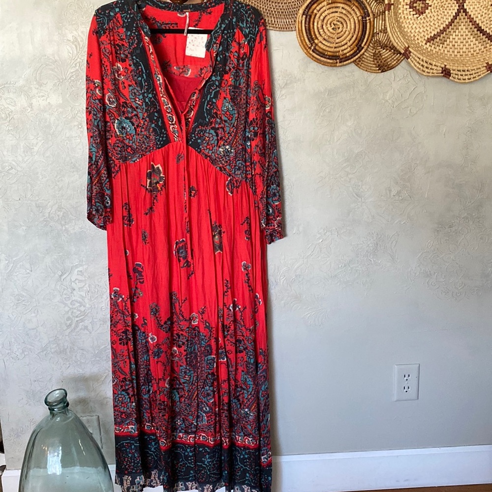 Free people if you only knew maxi dress